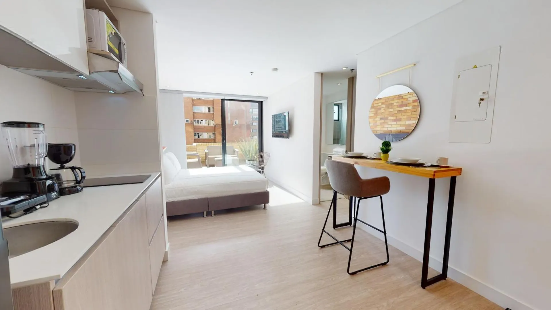 501 Loft Con Terraza Privada En Chapinero Lägenhet Bogotá